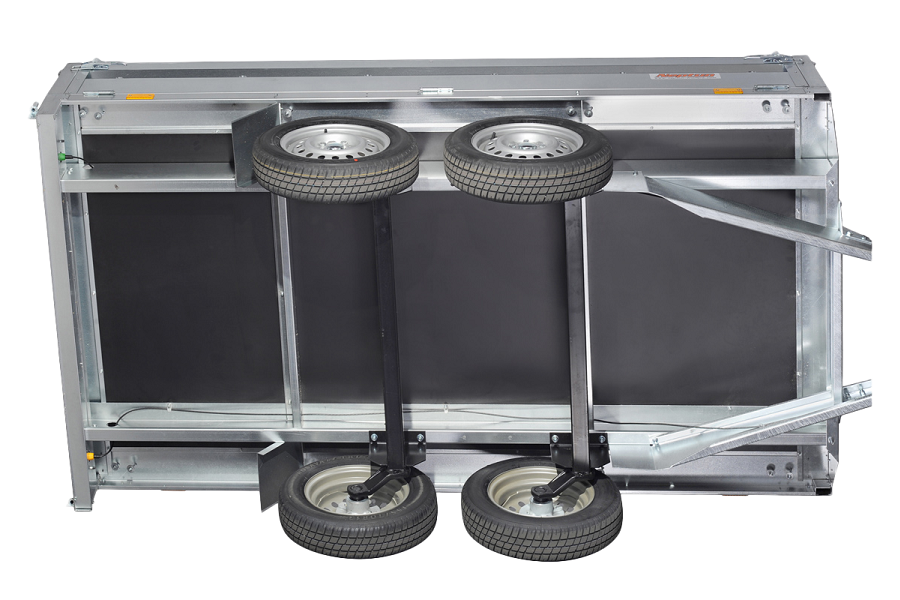 NEPTUN Nordica 2x 750 kg - 302 x 155 x 40 cm kola pod