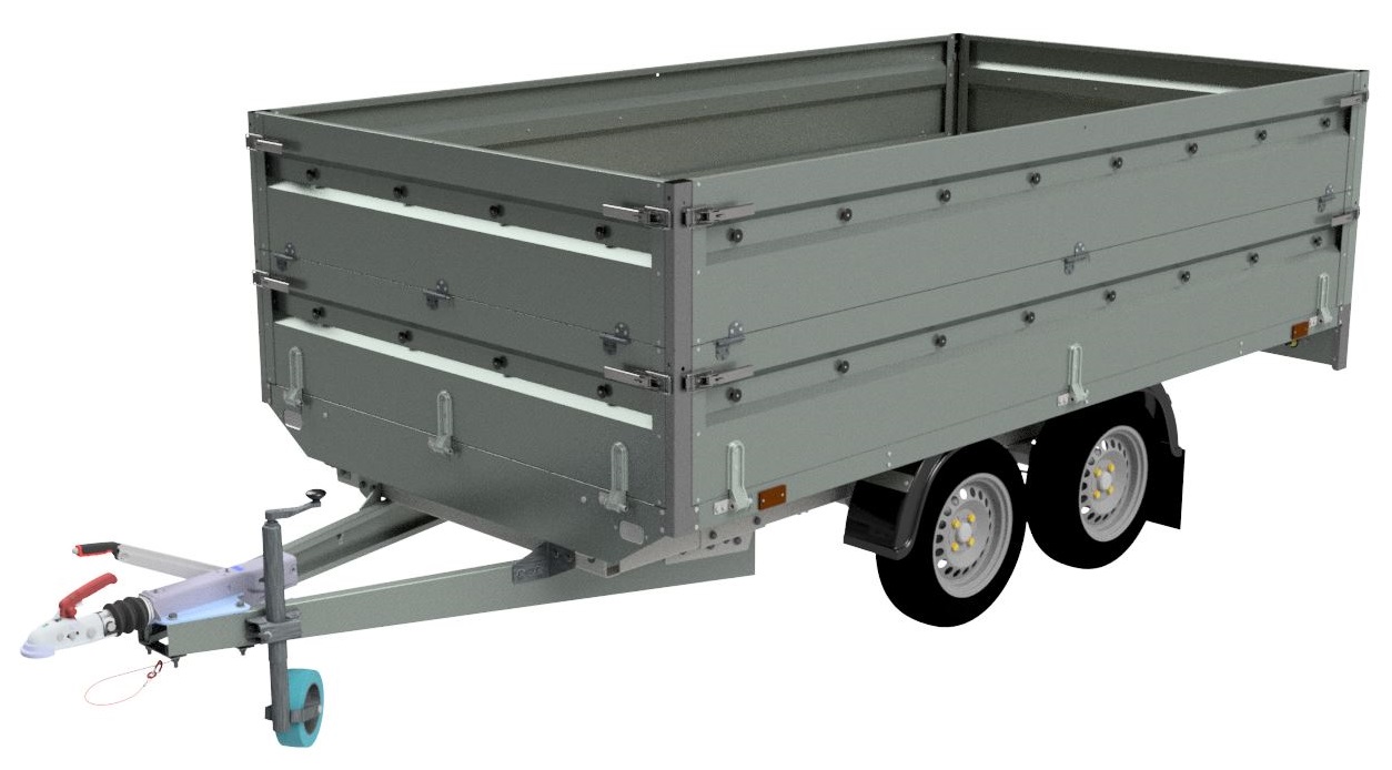 NEPTUN Nordica - 2000 kg (2x 1000 kg) - 302 x 151 x 40 cm kola pod