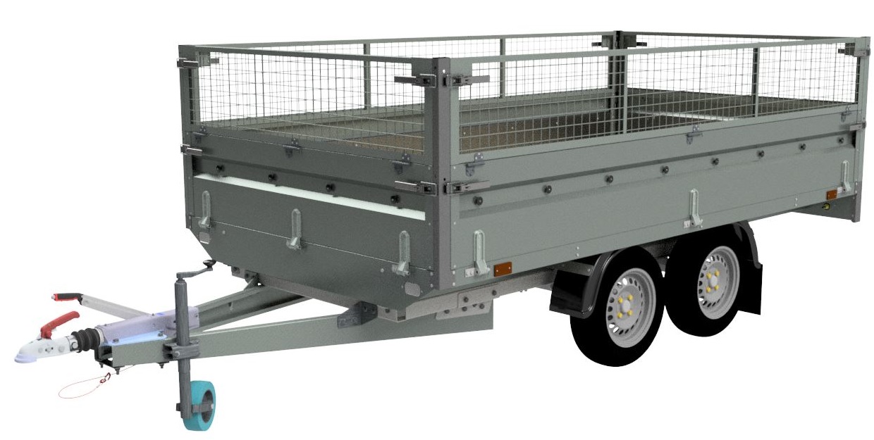 NEPTUN Nordica - 2000 kg (2x 1000 kg) - 302 x 151 x 40 cm kola pod