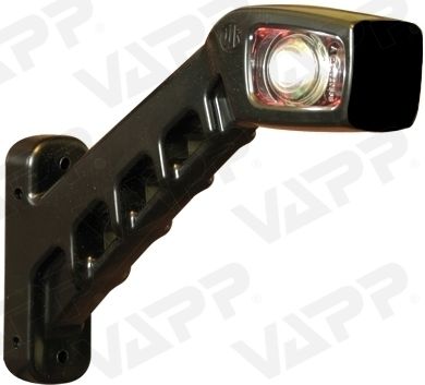 Svítilna doplňková obrysová LED WAS 239L, 12-24V, levá, 187 mm 