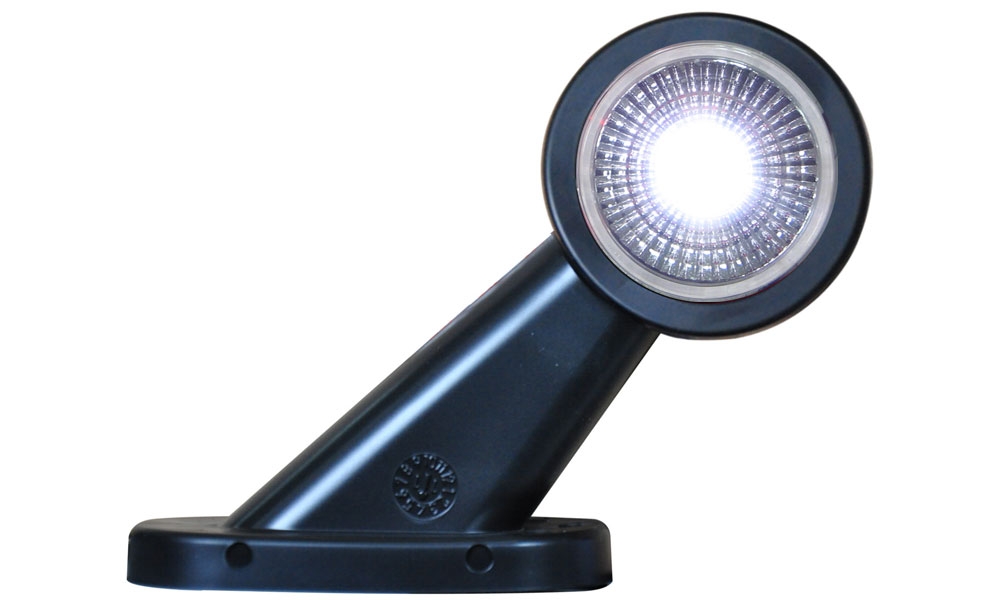 Svítilna doplňková obrysová LED WAS W21.7RF 299BC, 12-24V, levá 108 mm 