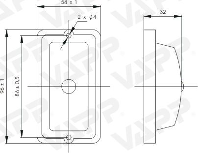 Svítilna přední obrysová GMAK G05/2 