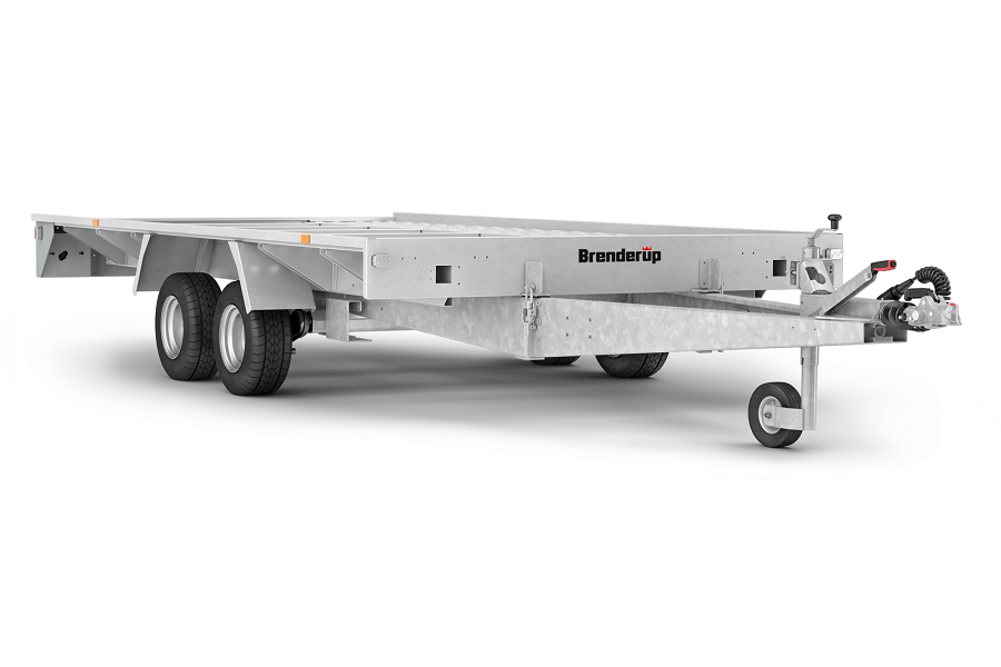 Přepravník automobilů Brenderup AT3000HBTB -  3000 kg, kola 13" pod ložnou plochou