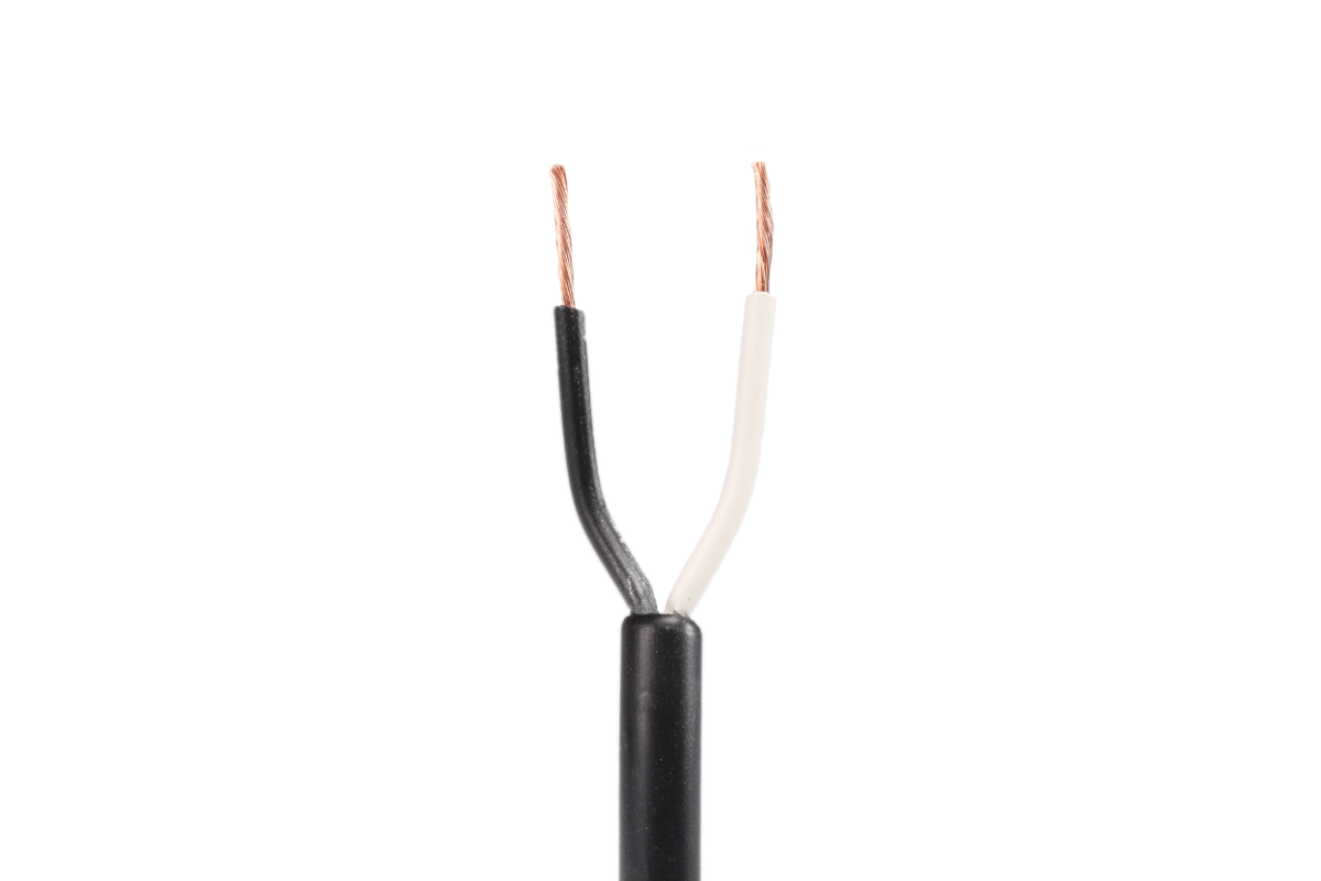 Kabel 2x0,75 mm2, bílá/černá, balení  50 m