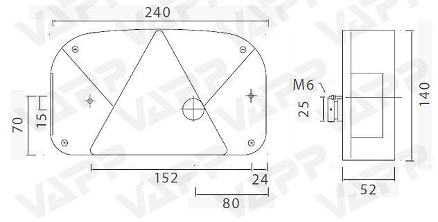 Svítilna Multipoint II sdružená, P-BL/BR/KO/CO/RZ, bajMII 