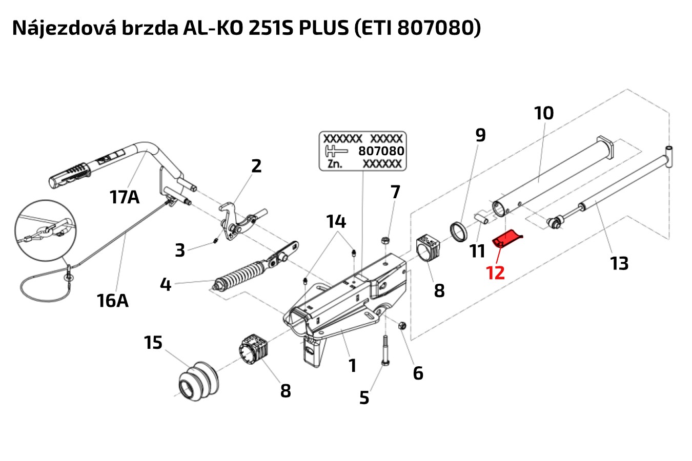 Držák manžety pro AL-KO 161S,251S,251G PLUS