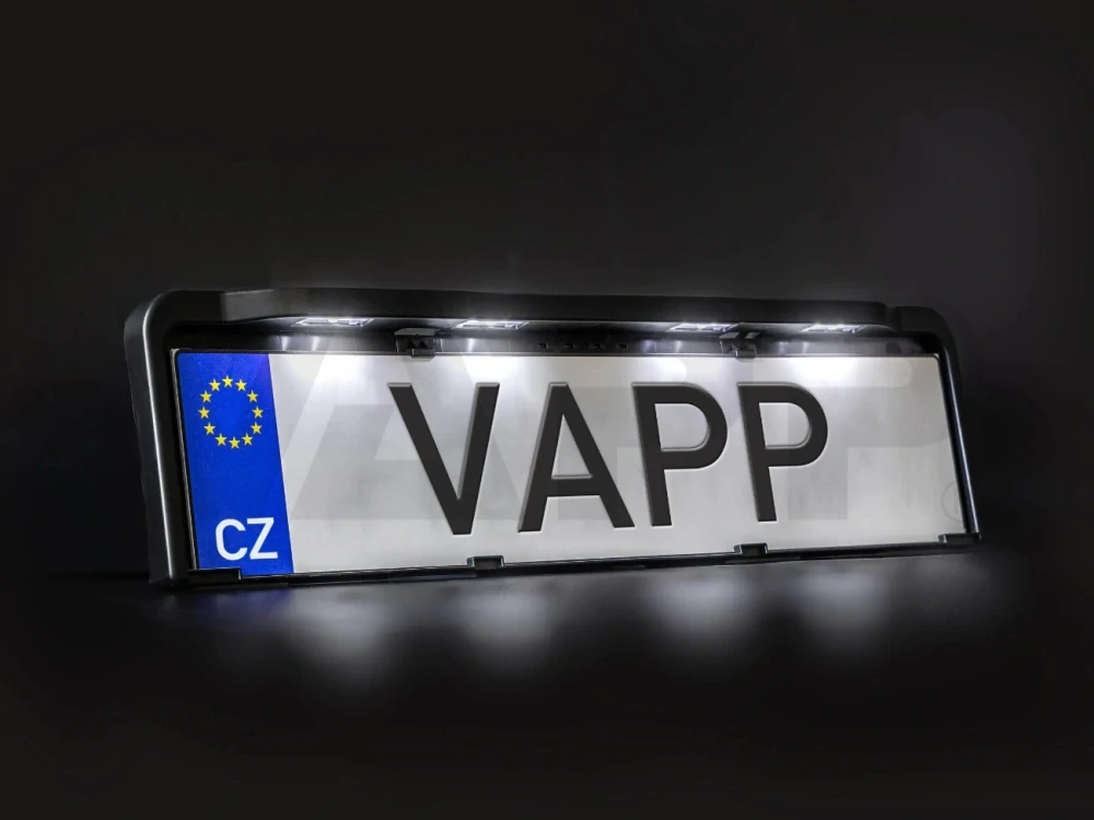 Podložka pod registrační značku s osvětlením LED Fristom FT-264, kabel QS75