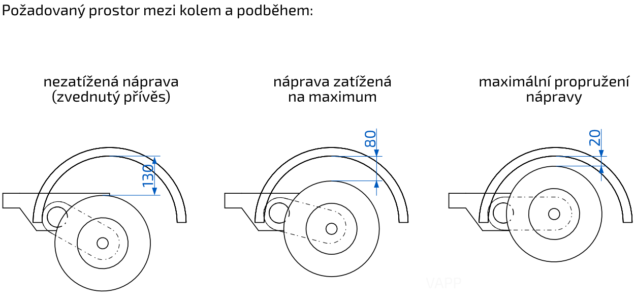 Náprava AL-KO Compact B 1200-6 (1350 kg) a=1830 mm, 112x5