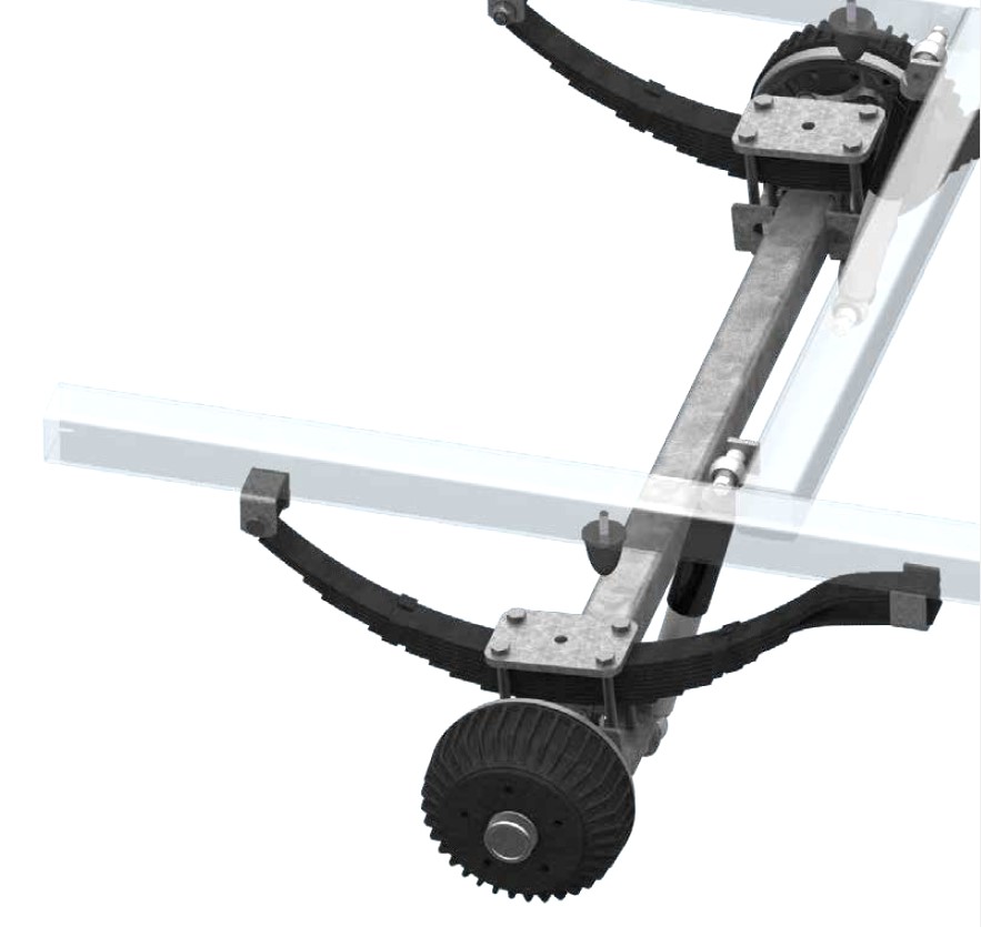 Náprava AL-KO Starr Plus BS (1800kg) a=1750 mm, 112x5