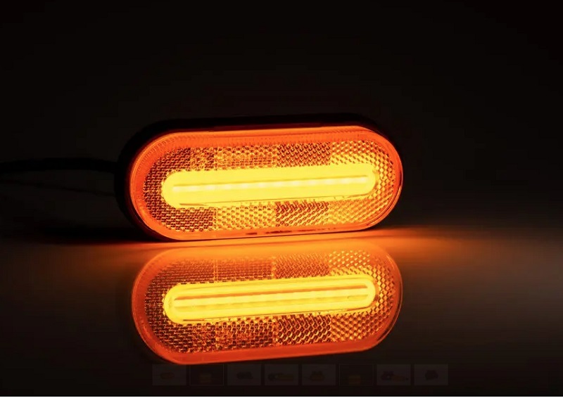 Svítilna boční obrysová LED Fristom FT-070, 12-36V, QS150