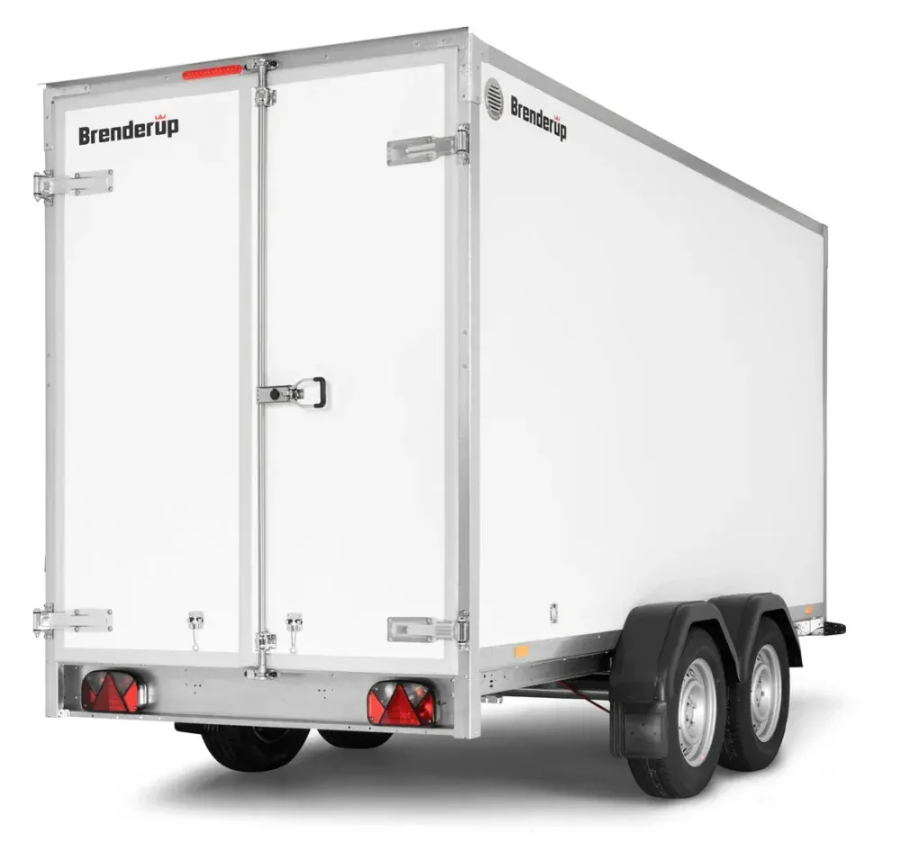 Skříňový přívěs Brenderup CD300TBD2500 300x155x185 cm 2500 kg DVEŘE