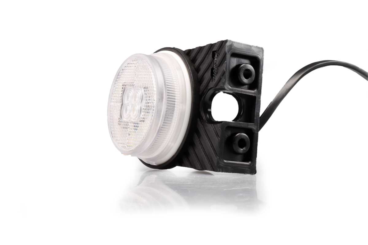 Svítilna přední obrysová LED Fristom FT-060 na držáku, PRAVÁ, 12-36V