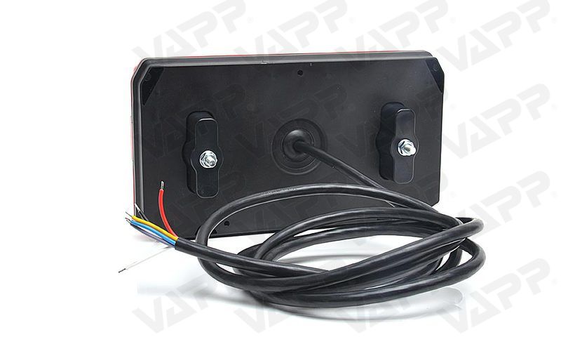 Svítilna WAS W125DP/916 sdružená LED 12-24V, P-BL/BR/KO/ML/CO, kabel 2m 