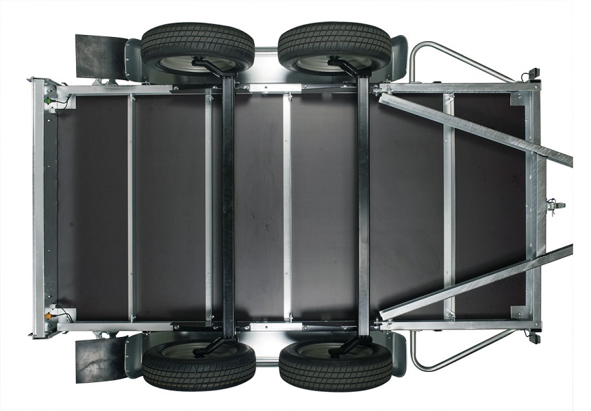 NEPTUN Trailwood - 2x 750 kg - 253x125x35,5 cm