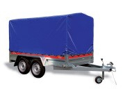 Plachta s konstrukcí V-140cm - 255 x 154cm, TIPPER 2515 C 