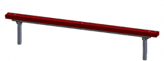 Podpěra 200cm plochá boční v. 40 cm