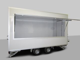 Prodejní stánek 420x203x230 cm - 2000 kg + zadní prodejní okno