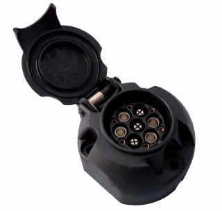 Zásuvka 7+6  pólů 12V plast JAEGER