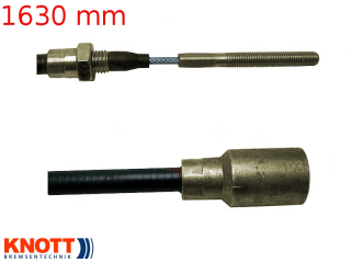 Lanovod brzdový KNOTT 1630/1840mm, závit M8
