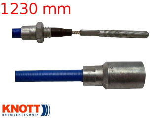 Lanovod brzdový KNOTT nerez 1230/1440mm, závit M8