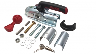 Tažná spojka AK 161+zámek+vložky 35/45+Safety Ball+Soft Dock