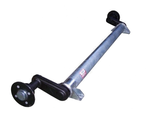 Náprava KNOTT G 13 (1300 kg) b=1200 mm, 100x4, nízké patky (Vario A07.3/A07.4) 
