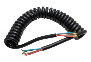 Kabel spirálový 7 žilový TESAT, 3m 