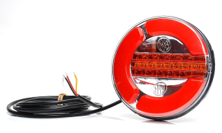 Svítilna WAS W153/1128 sdružená LED 12-24V, P-L, BL-dynamický/BR/KO, kabel 2m 