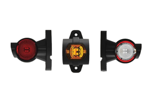 Svítilna doplňková obrysová LED Fristom FT-140 A Levá LED, 12-24V s kabelem 