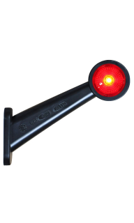 Svítilna doplňková obrysová LED WAS 295BC, 12-24V, pravá 186 mm 