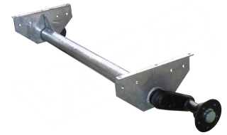 Náprava KNOTT G 13 (1300 kg) b=1460 mm, 112x5, vysoké patky (Sacher)