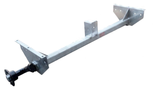 Náprava KNOTT VG 7-L (750 kg) b=1237 mm, vysoké patky, 100x4 (Vario/Rapid)