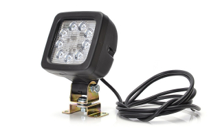 Svítilna pracovní WAS W81 LED diodová, 9-36 V, 14,4W, 1300 Im, 9 led, s vypínačem