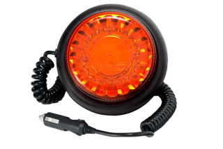 Maják magnetický oranžový Fristom FT-100 LED MAG , nízký, kabel 7,8m