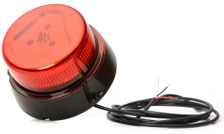 Maják pevný LED červený WAS, kabel 3m