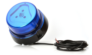 Maják pevný LED modrý WAS, kabel 3m