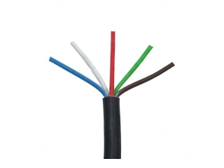 Kabel 5x0,75 hnědá, bílá, červená, zelená, modrá