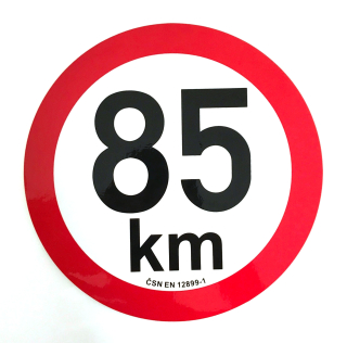 Omezení rychlosti 85 km retroreflexní pr. 200 mm