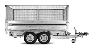 Mřížovaná nástavba 185x307x80 cm, typ 3-WAY TIPPER 3,1