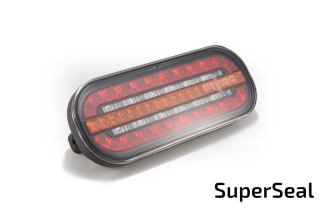 Svítilna Fristom FT-320 sdružená LED 12-36V, L/P-BL/BR/KO, dynamický blinkr, baj5, SS kon.
