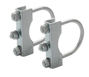 Držák KBF/60 klemy opěrného kolečka na oj pr. 60 mm
