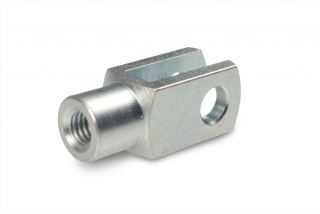 Vidlice k plynové vzpěře 8x16, otvor 8mm, pro závit M8, ocel