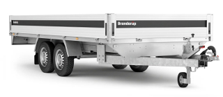 Brenderup 5520W ALU, INTEGROVANÉ NÁJEZDY, 3500kg, 