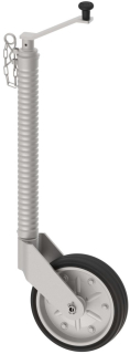 Kolečko opěrné drážkované s pojistkou KNOTT 60 280x66 385 kg
