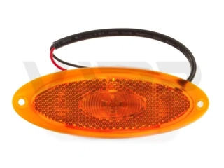 Svítilna boční obrysová LED Jokon SMLR 2010c, 12V, s odrazkou (oranžové tělo)