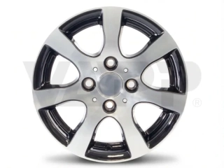 Disk Alu 5,0Jx13 H2 ET30 (100x4) OJ 13-4 Schwarz Poliert